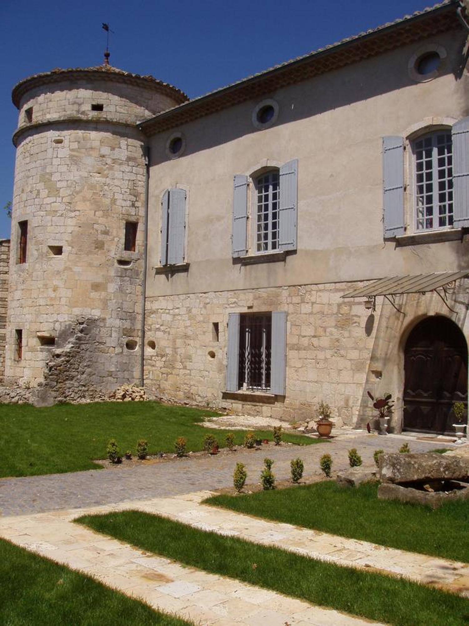 Chateau De La Bastide Goudargues Exteriör bild